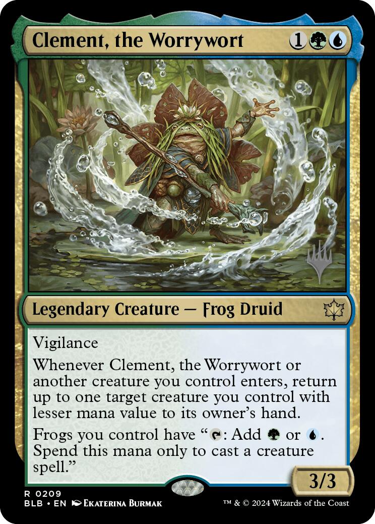 Clement, the Worrywort (Promo Pack) [Bloomburrow Promos] - The Mythic Store | 24h Order Processing