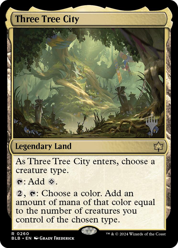 Three Tree City (Promo Pack) [Bloomburrow Promos] - The Mythic Store | 24h Order Processing