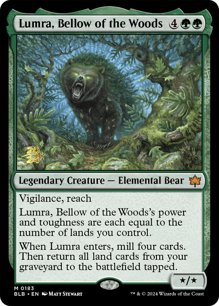 Lumra, Bellow of the Woods [Bloomburrow Prerelease Promos] - The Mythic Store | 24h Order Processing