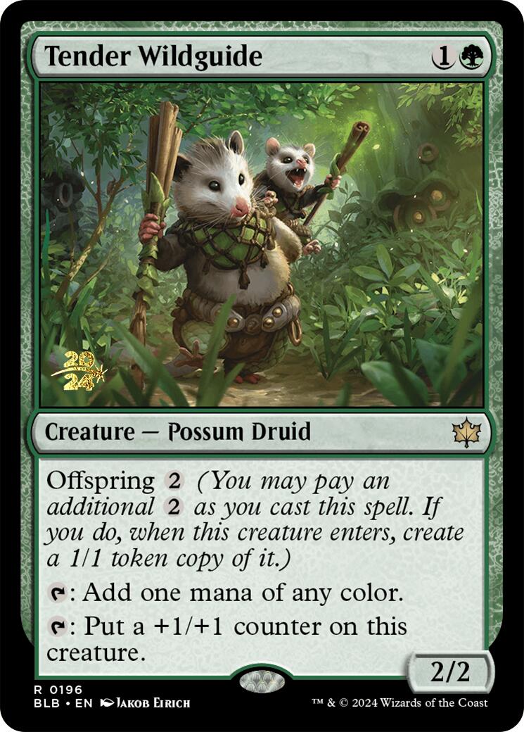 Tender Wildguide [Bloomburrow Prerelease Promos] - The Mythic Store | 24h Order Processing