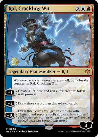 Ral, Crackling Wit [Bloomburrow Prerelease Promos] - The Mythic Store | 24h Order Processing