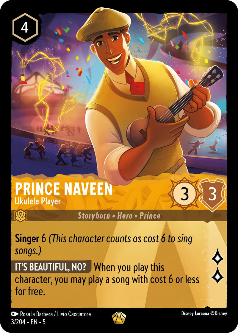 Prince Naveen - Ukulele Player (3/204) [Shimmering Skies] - The Mythic Store | 24h Order Processing