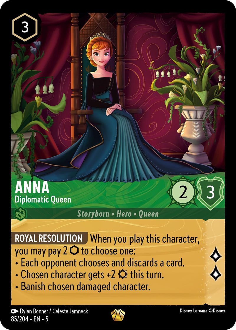 Anna - Diplomatic Queen (85/204) [Shimmering Skies] - The Mythic Store | 24h Order Processing