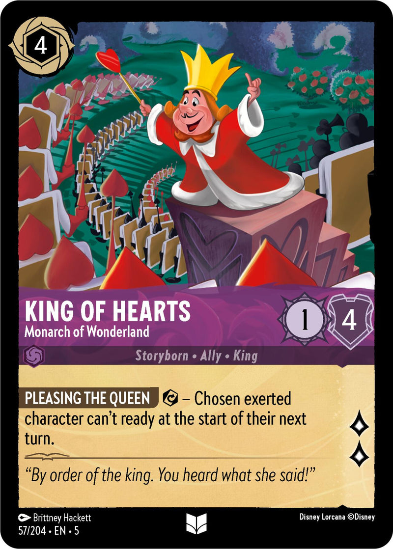 King of Hearts - Monarch of Wonderland (57/204) [Shimmering Skies] - The Mythic Store | 24h Order Processing