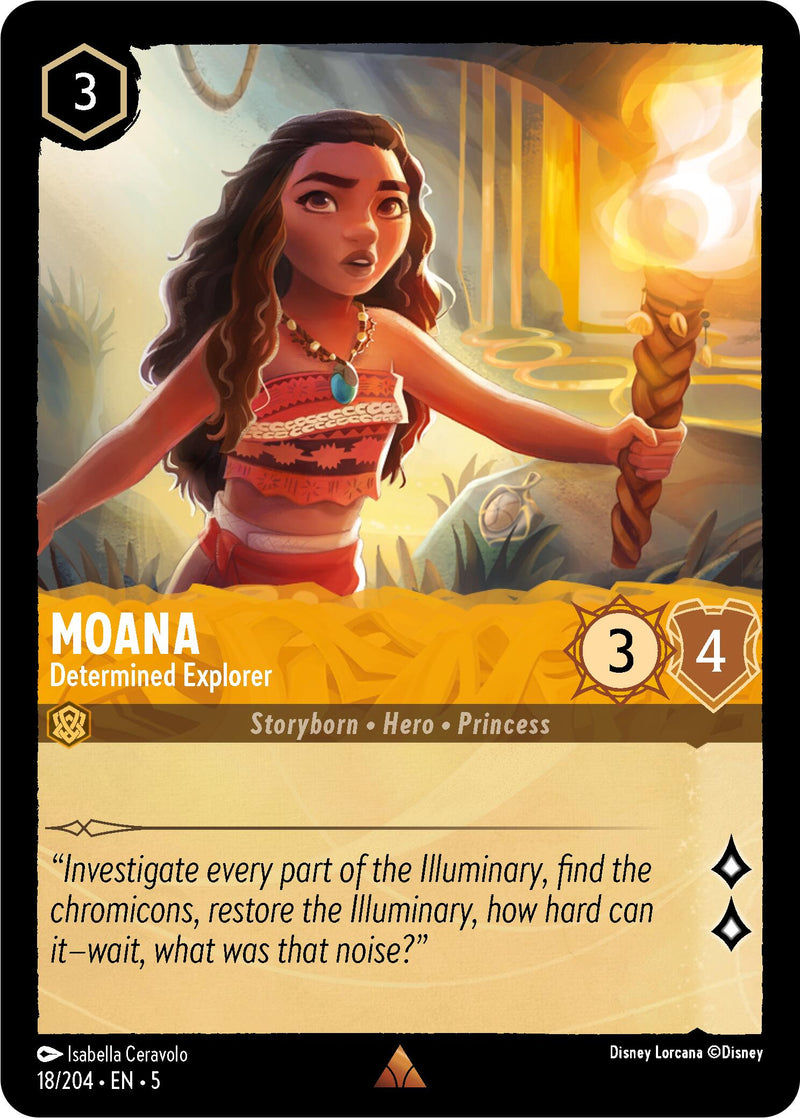 Moana - Determined Explorer (18/204) [Shimmering Skies] - The Mythic Store | 24h Order Processing