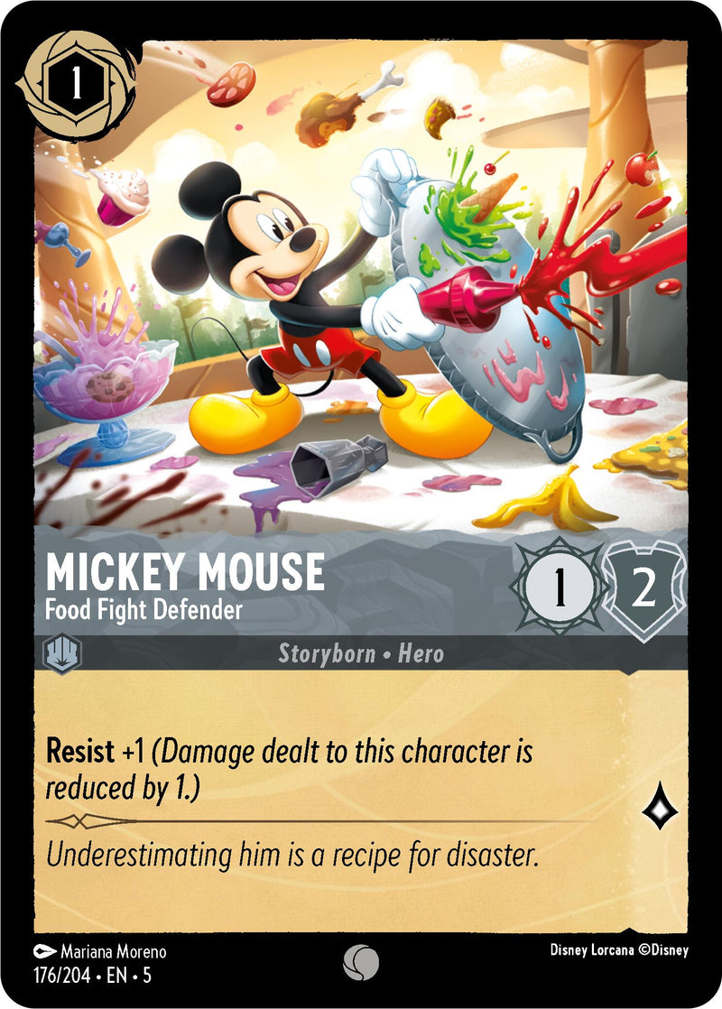 Mickey Mouse - Food Fight Defender (176/204) [Shimmering Skies] - The Mythic Store | 24h Order Processing