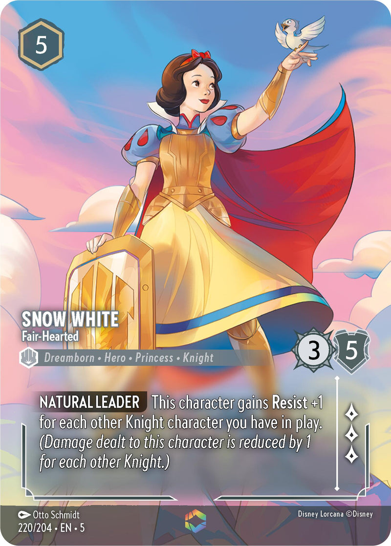 Snow White - Fair-Hearted (Enchanted) (220/204) [Shimmering Skies] - The Mythic Store | 24h Order Processing