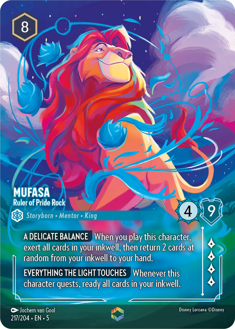 Mufasa - Ruler of Pride Rock (Enchanted) (217/204) [Shimmering Skies] - The Mythic Store | 24h Order Processing