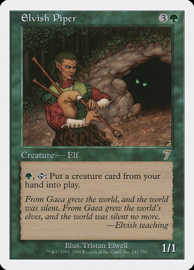 Elvish Piper [Seventh Edition] - The Mythic Store | 24h Order Processing