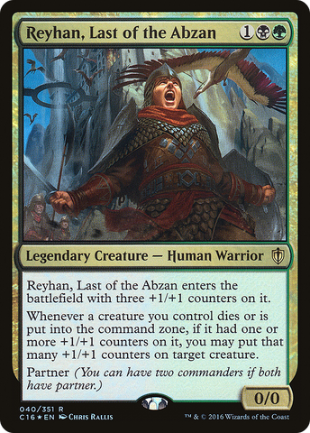 Reyhan, Last of the Abzan [Commander 2016] - The Mythic Store | 24h Order Processing