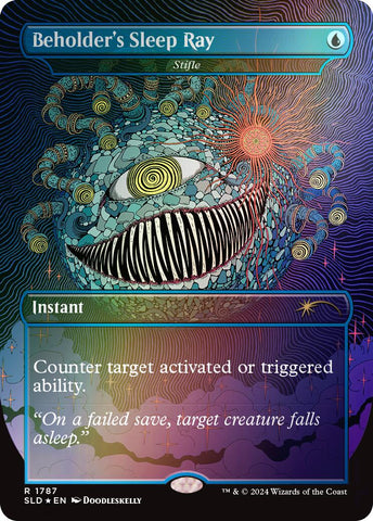Beholder's Sleep Ray - Stifle (Rainbow Foil) [Secret Lair Drop Series] - The Mythic Store | 24h Order Processing