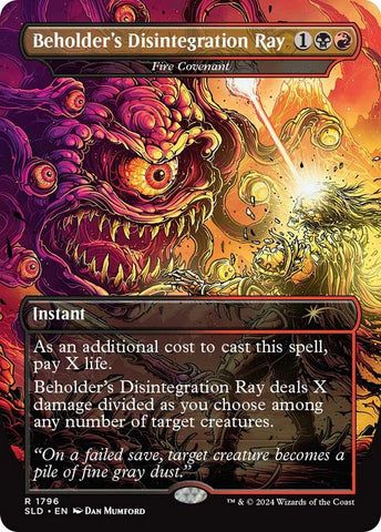 Beholder's Disintegration Ray - Fire Covenant [Secret Lair Drop Series] - The Mythic Store | 24h Order Processing
