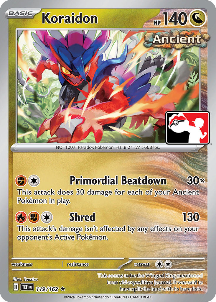 Koraidon (119/162) [Prize Pack Series Five] - The Mythic Store | 24h Order Processing