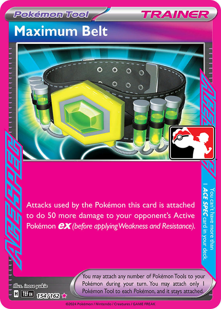 Maximum Belt (154/162) [Prize Pack Series Five] - The Mythic Store | 24h Order Processing
