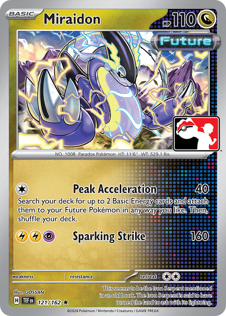 Miraidon (121/162) [Prize Pack Series Five] - The Mythic Store | 24h Order Processing