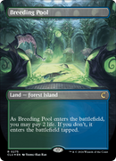 Breeding Pool (Borderless) [Ravnica: Clue Edition] - The Mythic Store | 24h Order Processing