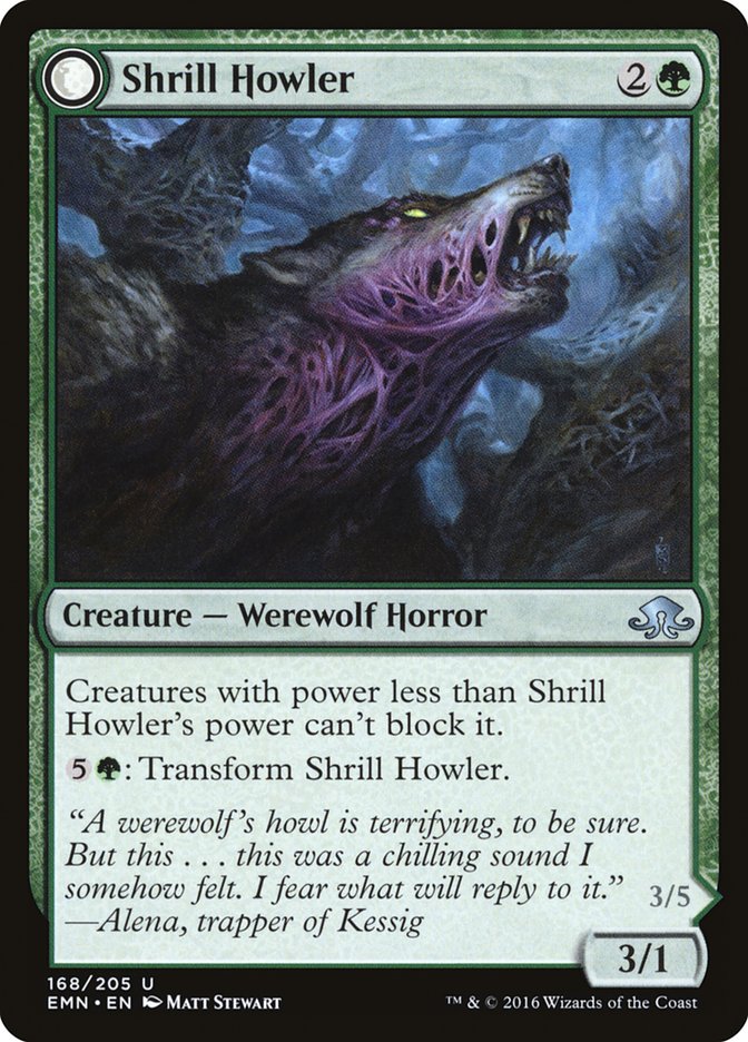 Shrill Howler // Howling Chorus [Eldritch Moon] - The Mythic Store | 24h Order Processing