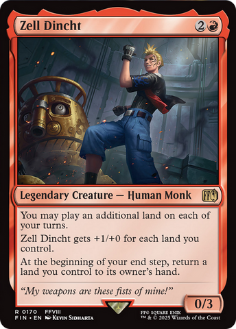 Zell Dincht [FINAL FANTASY] - The Mythic Store | 24h Order Processing