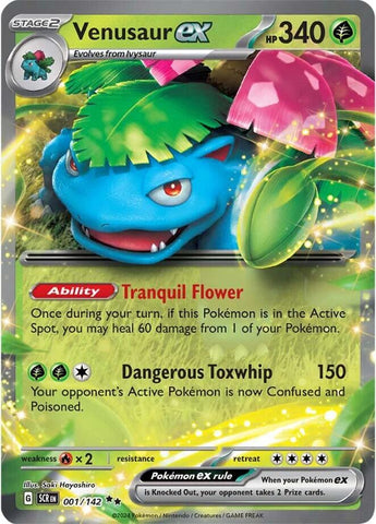 Venusaur ex (001/142) [Scarlet & Violet: Stellar Crown] - The Mythic Store | 24h Order Processing