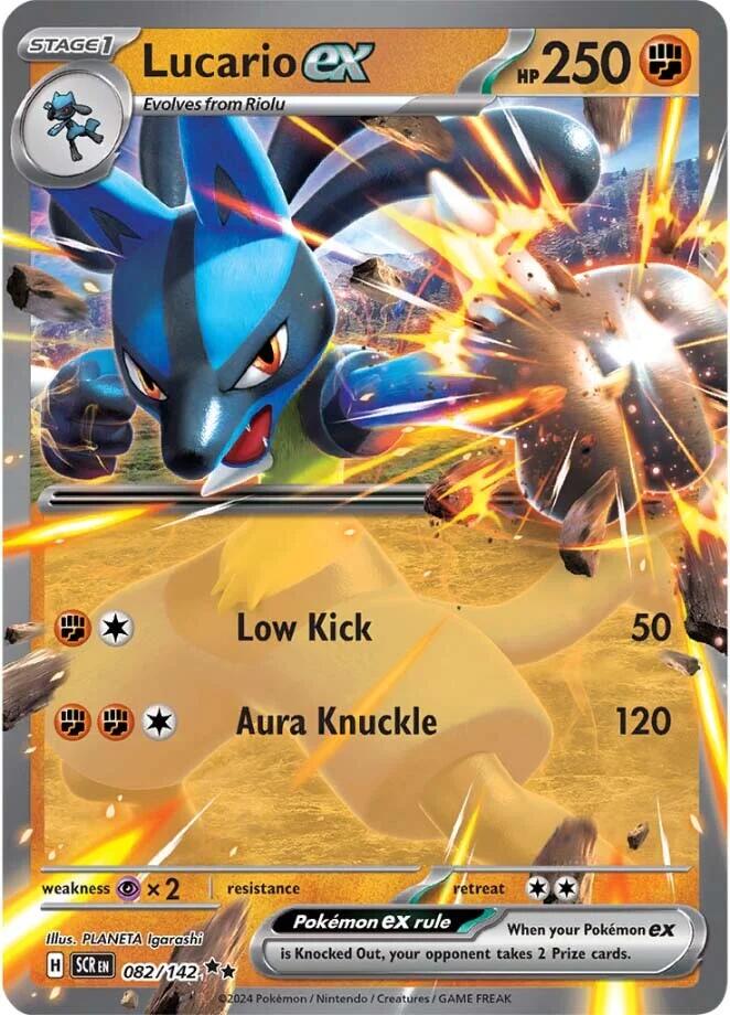 Lucario ex (082/142) [Scarlet & Violet: Stellar Crown] - The Mythic Store | 24h Order Processing