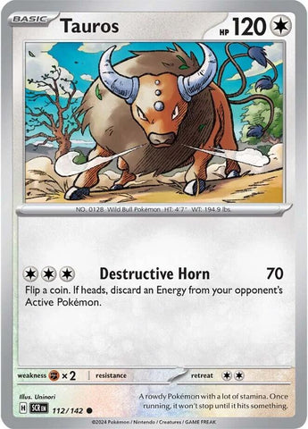 Tauros (112/142) [Scarlet & Violet: Stellar Crown] - The Mythic Store | 24h Order Processing