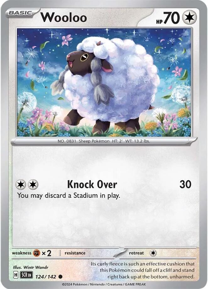 Wooloo (124/142) [Scarlet & Violet: Stellar Crown] - The Mythic Store | 24h Order Processing