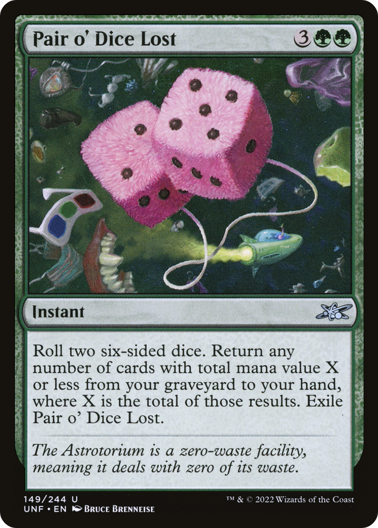 Pair o' Dice Lost [Unfinity] - The Mythic Store | 24h Order Processing