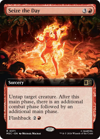 Seize the Day (Extended Art) [Marvel Super Heroes Commander] - The Mythic Store | 24h Order Processing