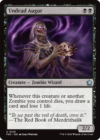 Undead Augur [Foundations Commander] - The Mythic Store | 24h Order Processing