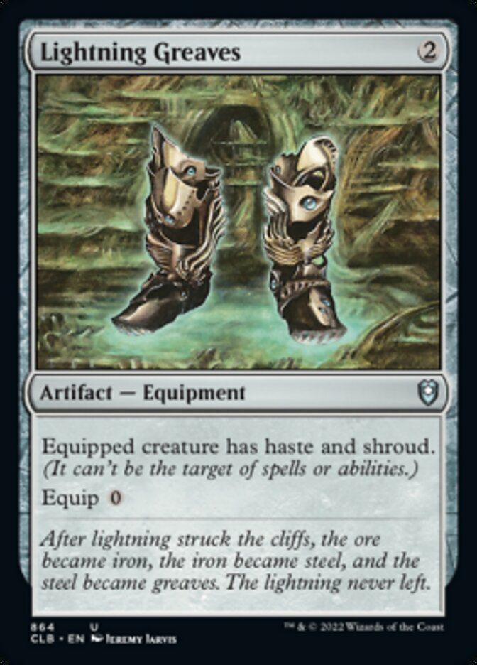 Lightning Greaves [Commander Legends: Battle for Baldur's Gate] - The Mythic Store | 24h Order Processing