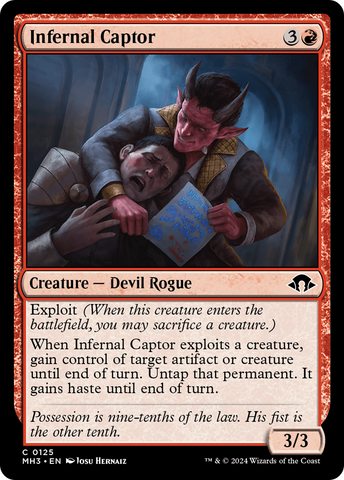 Infernal Captor [Modern Horizons 3] - The Mythic Store | 24h Order Processing
