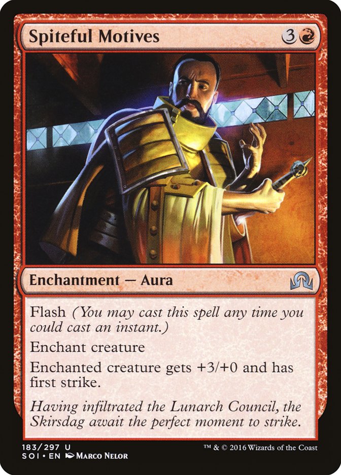Spiteful Motives [Shadows over Innistrad] - The Mythic Store | 24h Order Processing