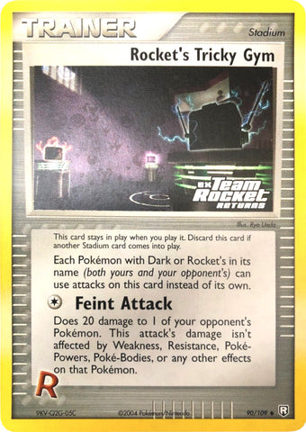Rocket's Tricky Gym (90/109) (Stamped) [EX: Team Rocket Returns] - The Mythic Store | 24h Order Processing