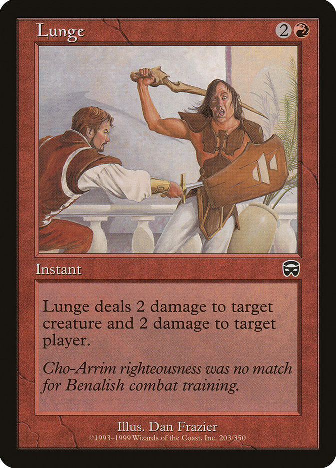 Lunge [Mercadian Masques] - The Mythic Store | 24h Order Processing