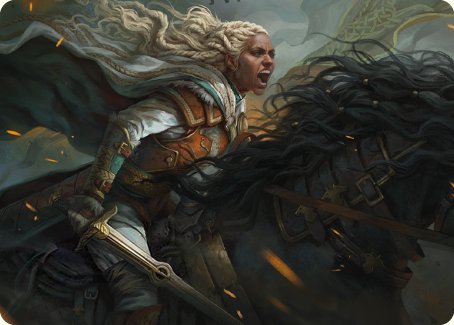 Eowyn, Fearless Knight Art Card [The Lord of the Rings: Tales of Middle-earth Art Series] - The Mythic Store | 24h Order Processing