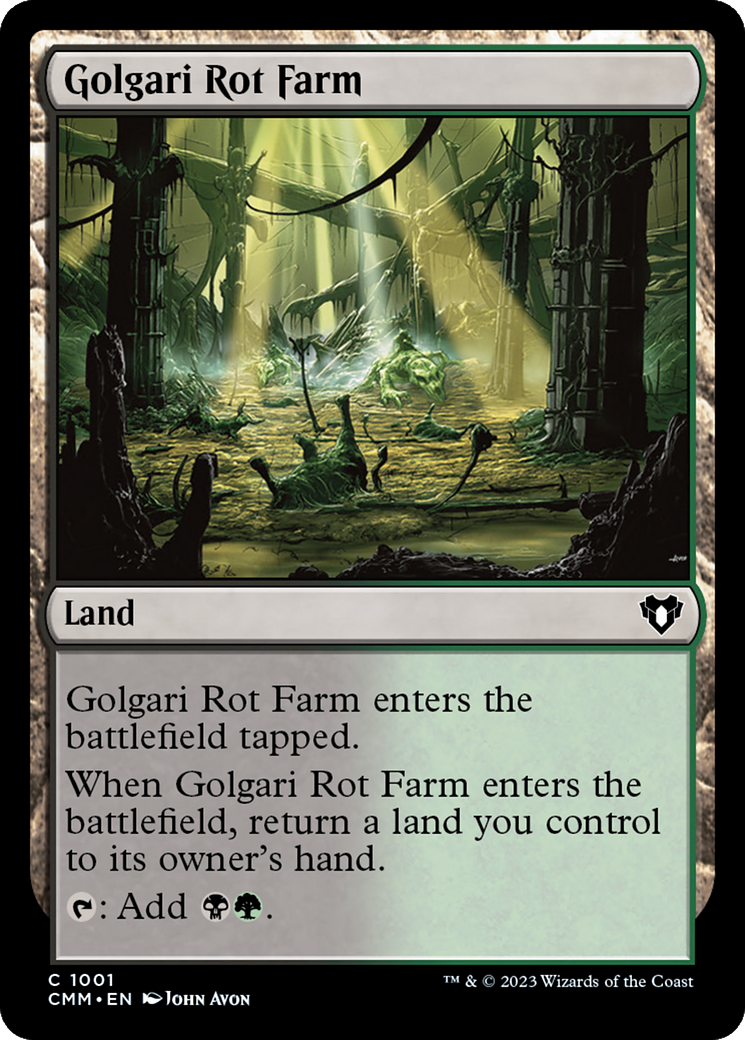 Golgari Rot Farm [Commander Masters] - The Mythic Store | 24h Order Processing