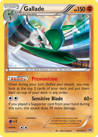 Gallade (84/162) (Cosmos Holo) (Blister Exclusive) [XY: BREAKthrough] - The Mythic Store | 24h Order Processing