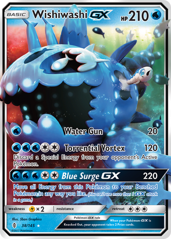 Wishiwashi GX (38/145) [Sun & Moon: Guardians Rising] - The Mythic Store | 24h Order Processing