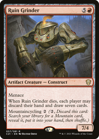 Ruin Grinder [Commander 2021] - The Mythic Store | 24h Order Processing
