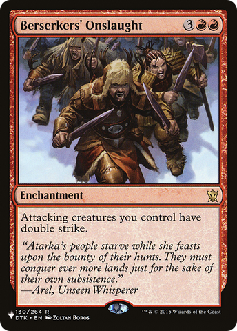 Berserkers' Onslaught [The List] - The Mythic Store | 24h Order Processing