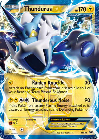 Thundurus EX (BW81) [Black & White: Black Star Promos] - The Mythic Store | 24h Order Processing
