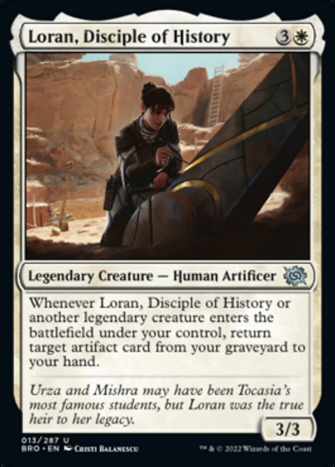 Loran, Disciple of History [The Brothers' War] - The Mythic Store | 24h Order Processing