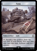 Junk // Human Knight Double-Sided Token [Fallout Tokens] - The Mythic Store | 24h Order Processing