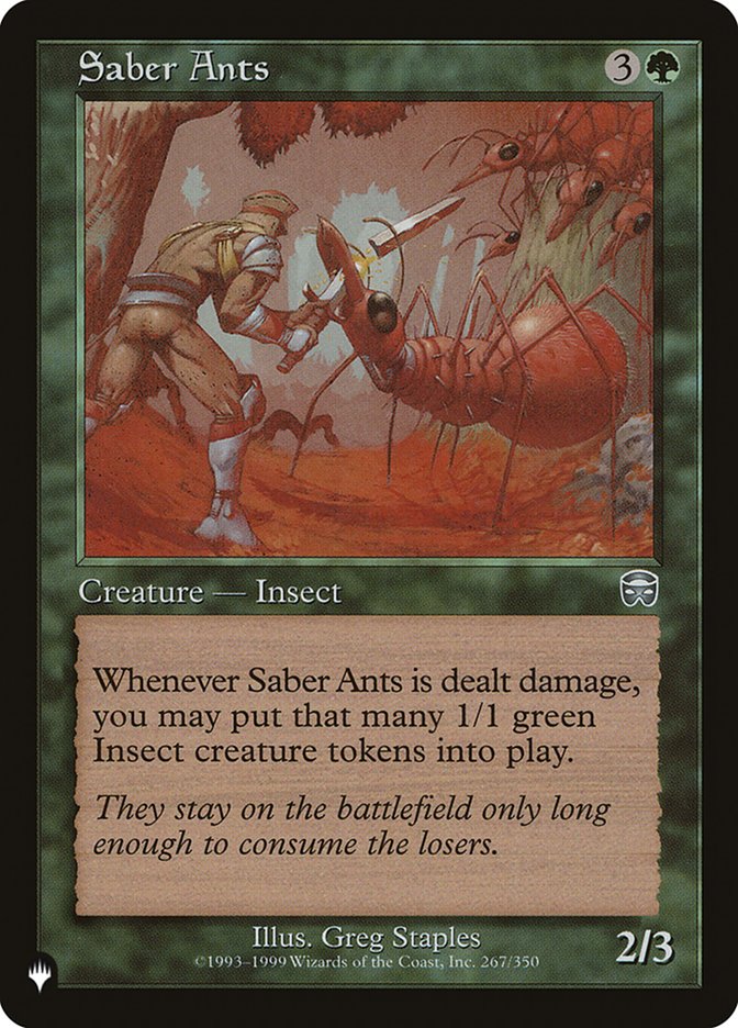Saber Ants [The List] - The Mythic Store | 24h Order Processing