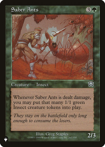 Saber Ants [The List] - The Mythic Store | 24h Order Processing