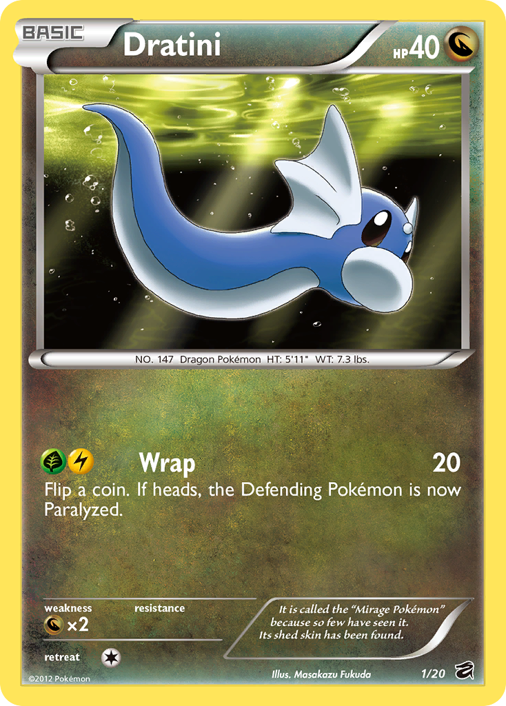 Dratini (1/20) [Black & White: Dragon Vault] - The Mythic Store | 24h Order Processing