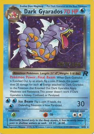 Dark Gyarados (8/82) (Prerelease Promo) [Team Rocket Unlimited] - The Mythic Store | 24h Order Processing