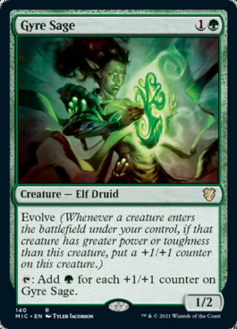 Gyre Sage [Innistrad: Midnight Hunt Commander] - The Mythic Store | 24h Order Processing