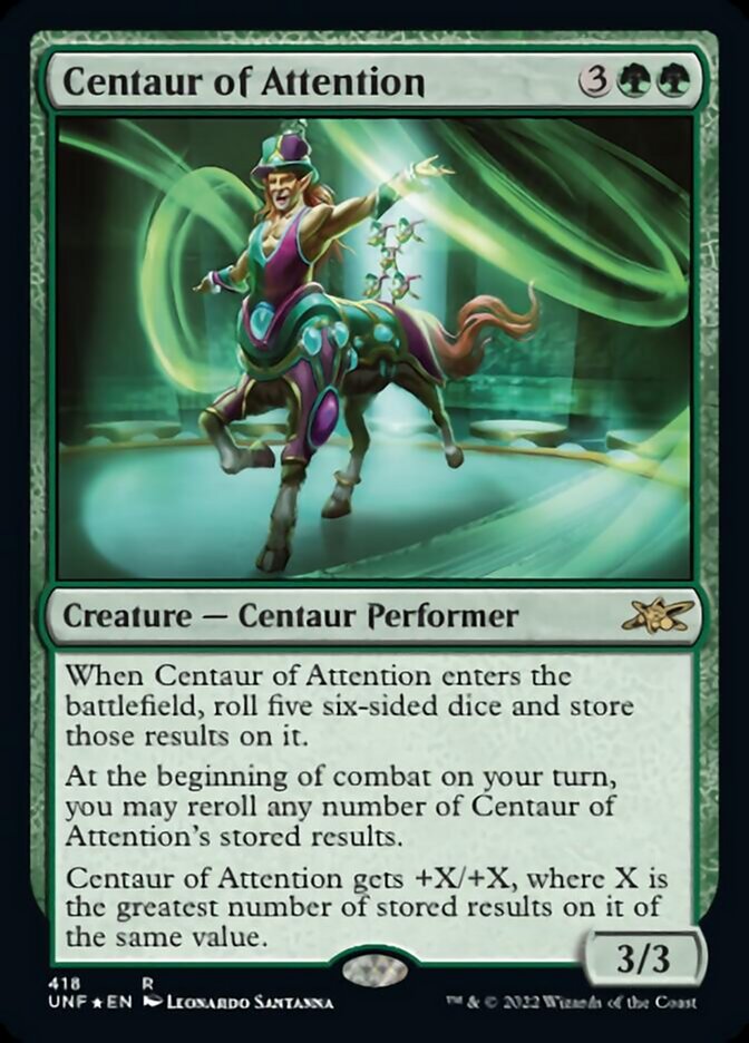 Centaur of Attention (Galaxy Foil) [Unfinity] - The Mythic Store | 24h Order Processing