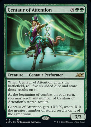 Centaur of Attention (Galaxy Foil) [Unfinity] - The Mythic Store | 24h Order Processing